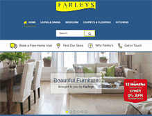 Tablet Screenshot of farleysfurniture.co.uk